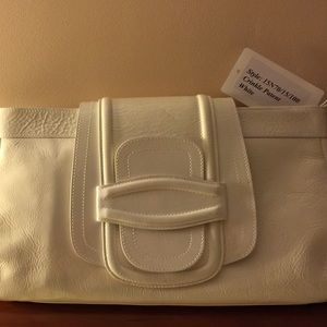 Patent leather clutch