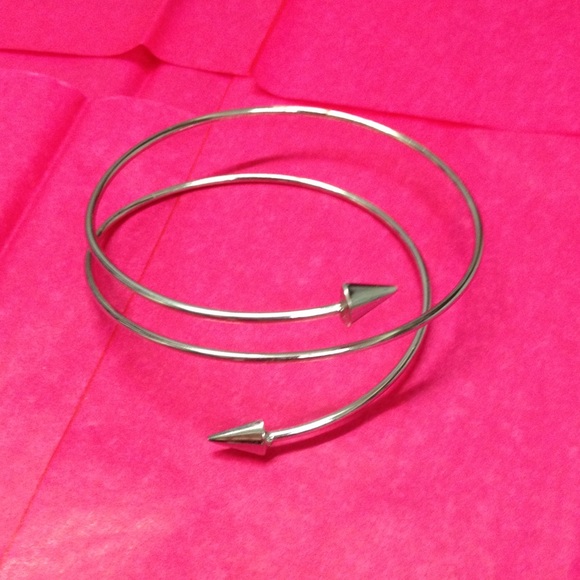 Spiral arrow bracelet