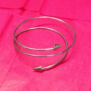 Spiral arrow bracelet