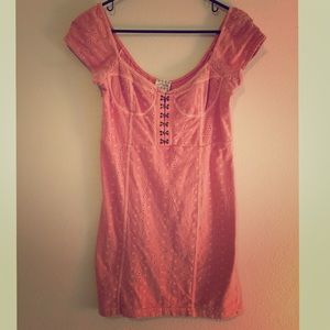 Free People Cap Sleeve Bodycon Dress