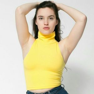 American Apparel Sleeveless Turtleneck