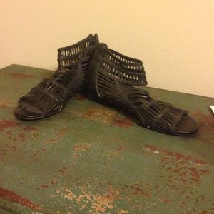Urban outfitters black sandals.