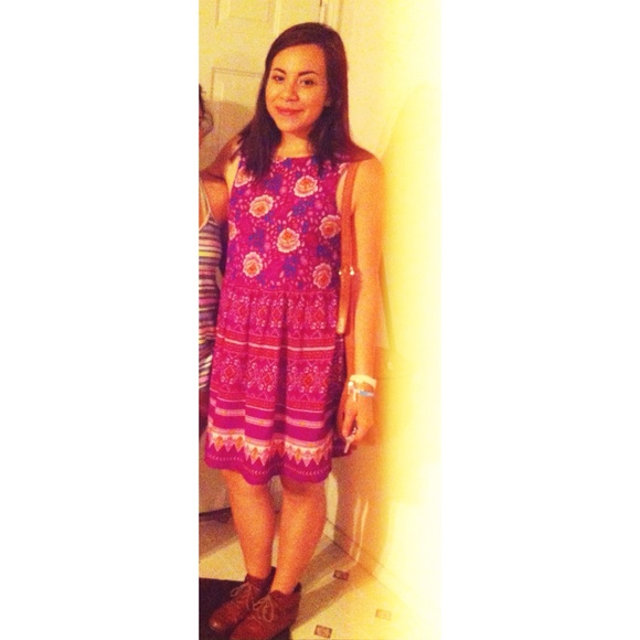 Mink pink spring dress