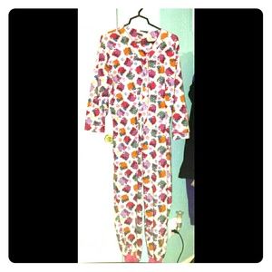 onesie with funny cat pattern