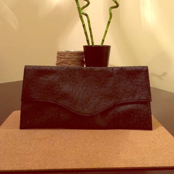 Black clutch. Oversized