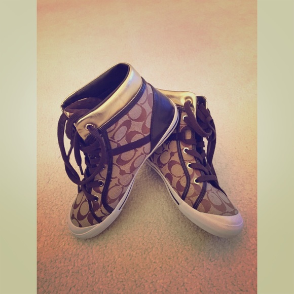 Coach high tops. NWOT