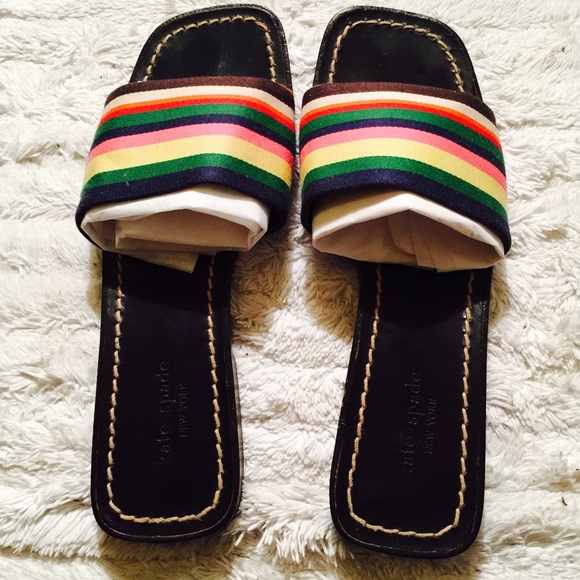Kate Spade New York multi color Slides