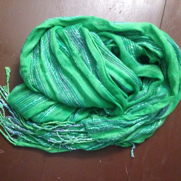 Emerald green scarf