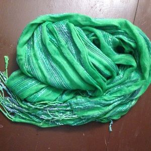 Emerald green scarf