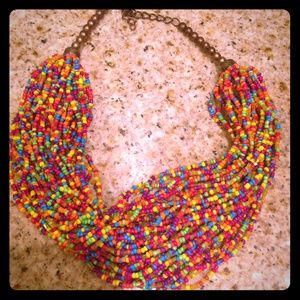 💥SOLD💥Multiple colored beaded necklace