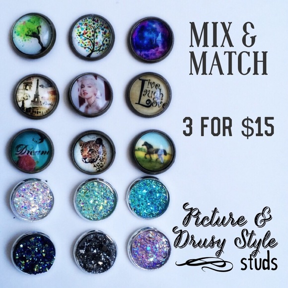 3 for 15🎀 strawberry bronze tone earrings - Picture 4 of 5