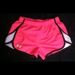Black/Pink Under Armour Shorts