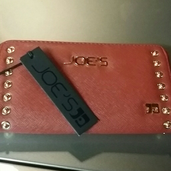 *Red and gold authentic Joe's, wallet Nwt - Picture 1 of 3