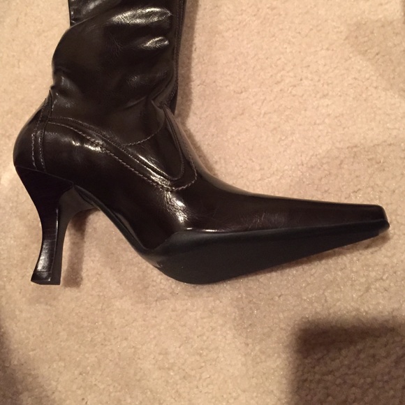 franco sarto grey suede boots