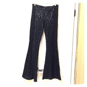 Elizabeth and James lace black pants size 6