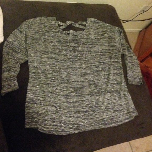 Grey/sparkling blouse