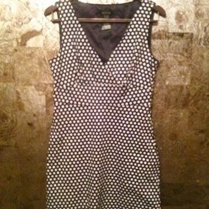 Blk & white polky dots