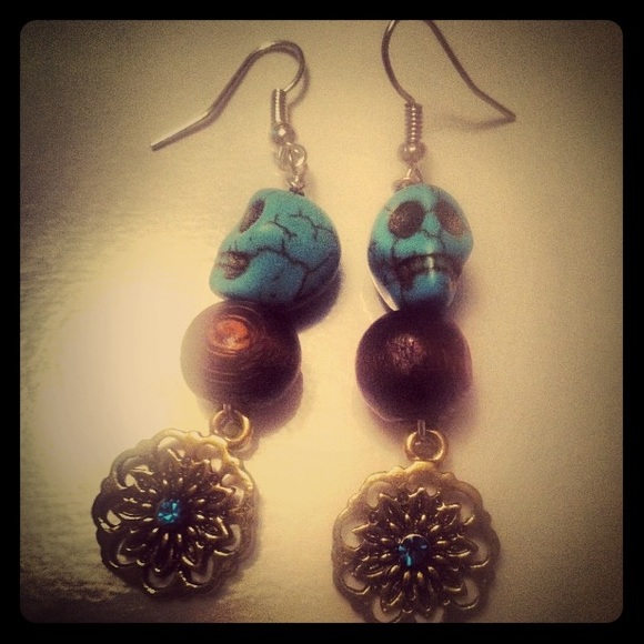 Vintage pirate earrings