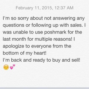 Apology to all my followers :(