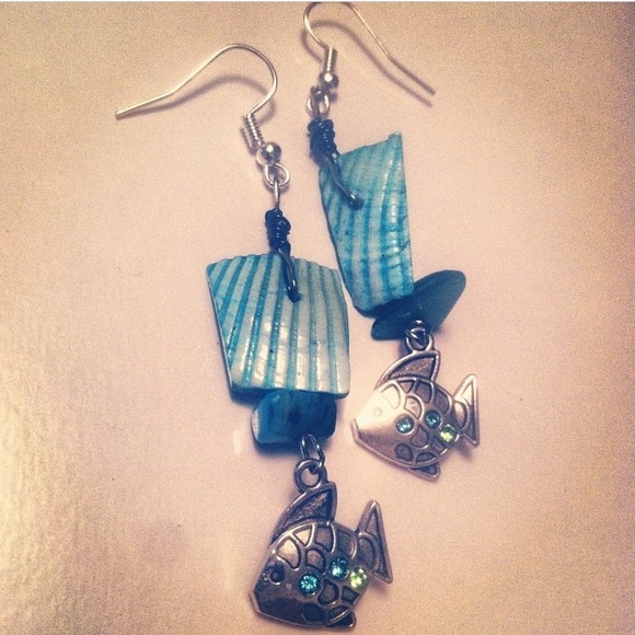 Many fish in the sea earrings