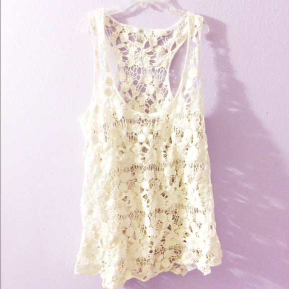 Forever 21 Lace Tank Top