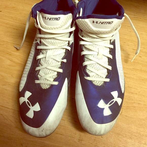 Under Armour Nitro Mid football cleats - Picture 1 of 4