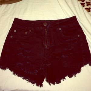 American Eagle 00 High Waisted Shorts