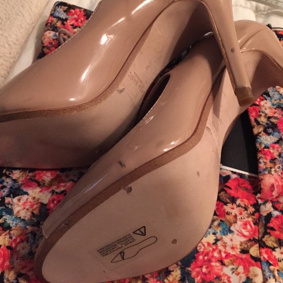 Zara Nude High Heel Lace up Sandals size 6 - Picture 4 of 4