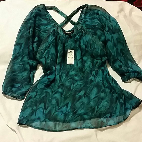 FLASH SALE! Sheer Top from EXPRESS - Picture 1 of 4