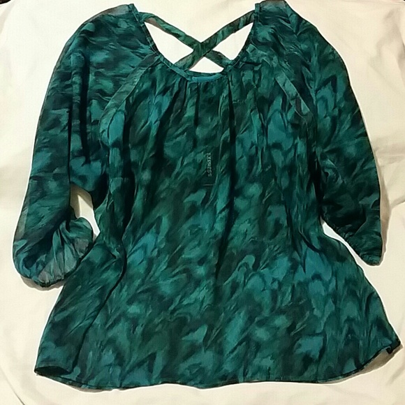 FLASH SALE! Sheer Top from EXPRESS - Picture 3 of 4