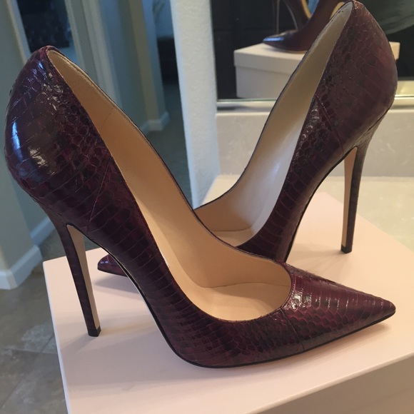 JIMMY CHOO ANOUK SNAKESKIN PUMP - Picture 3 of 4