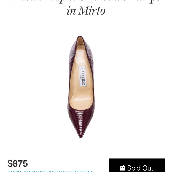 JIMMY CHOO ANOUK SNAKESKIN PUMP - Picture 2 of 4