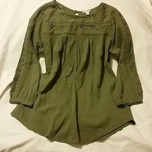 *SALE! $7!* Olive Green Top