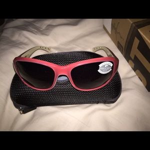Costa Sunglasses Coral/White 👓😎