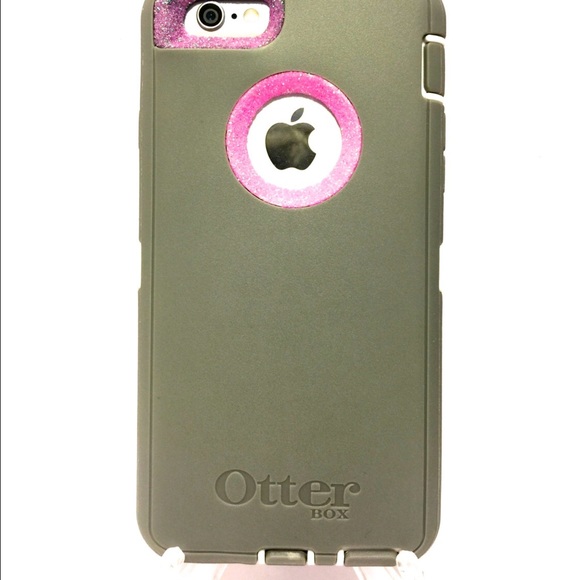 iPhone 6 plus Otterbox defender glitter case - Picture 3 of 3