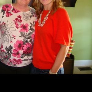 Tulle Orange sweater