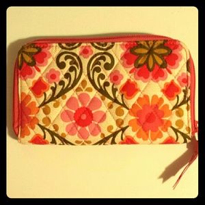 Vera Bradley Zip Around Wallet Folkloric