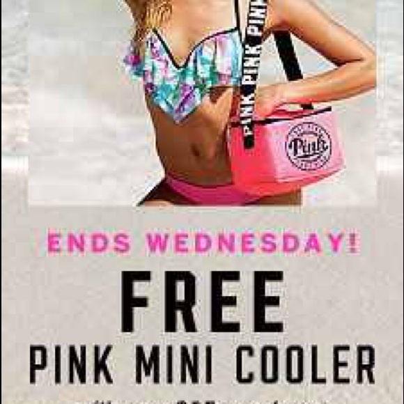ISO pink mini cooler