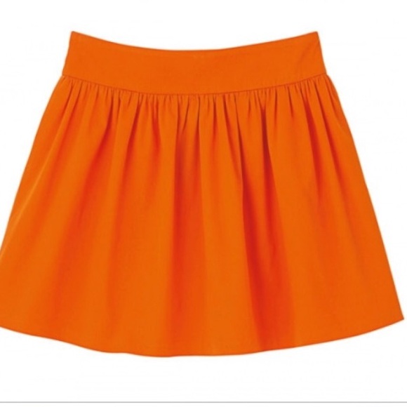 Zara Orange Skirt