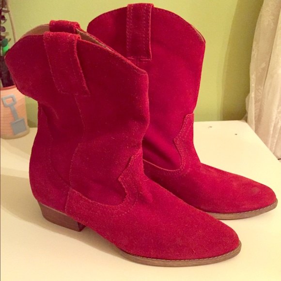 MIA cowgirl boots (red) 💋