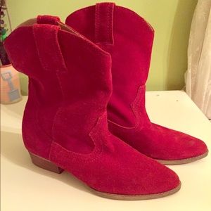 MIA cowgirl boots (red) 💋