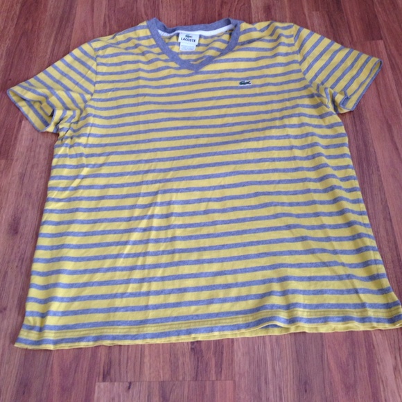 Lacoste mens V neck shirt 6