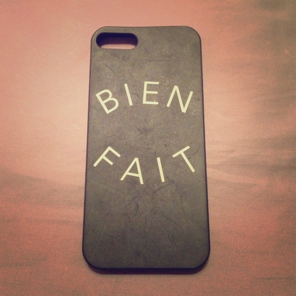Madewell black iPhone 5 case