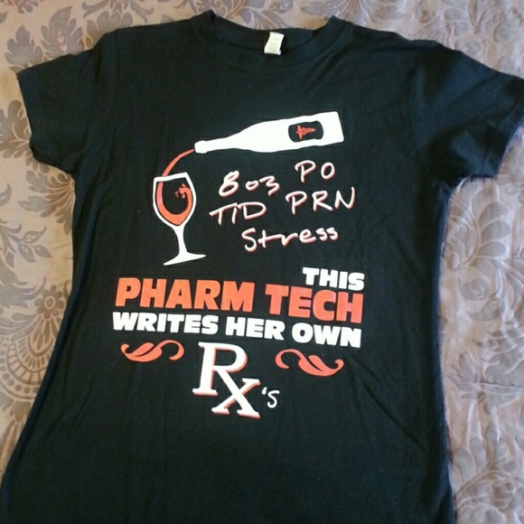 Custom Pharmacy Technician t-shirt.   Never worn!
