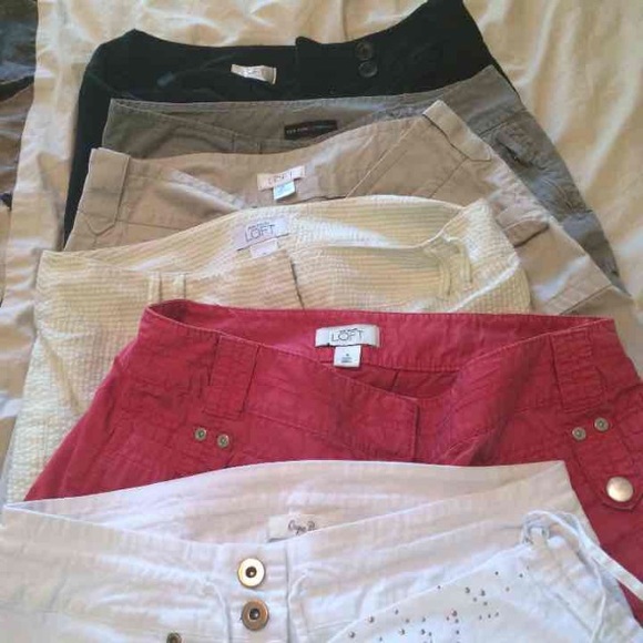Ann Taylor LOFT Size 6 Capris - 4 Pairs!