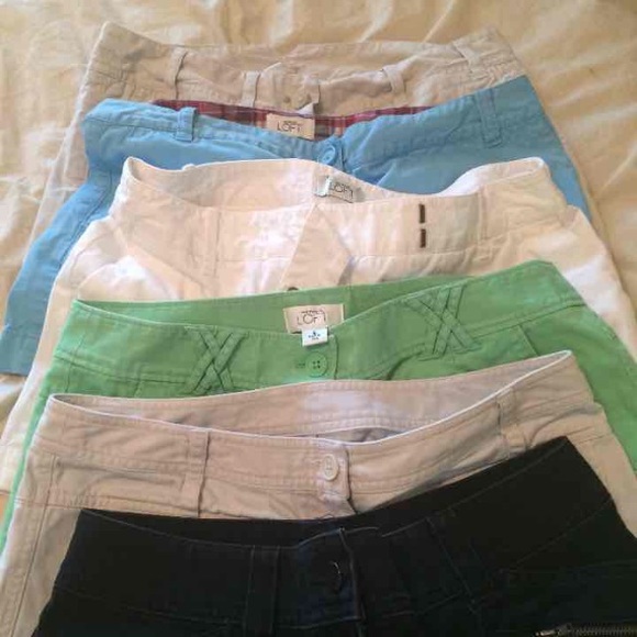 Ann Taylor LOFT Size 6 Shorts - 5 Pairs!
