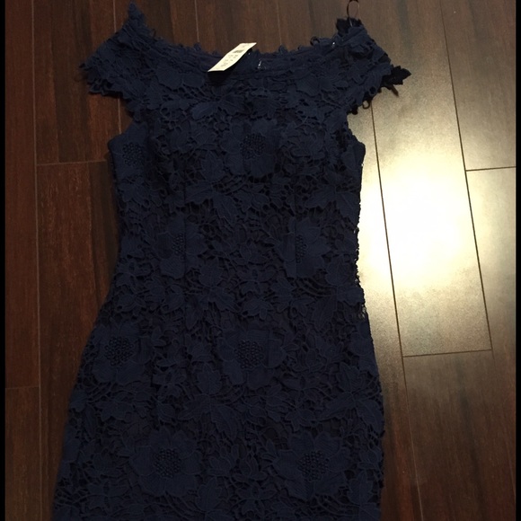 Cache lace mini dress