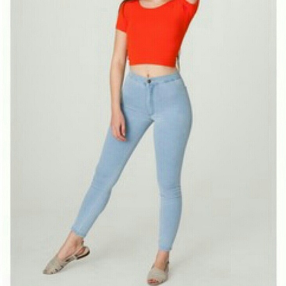 American Apparel Medium Wash Easy Jeans