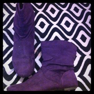 Adorable purple boots
