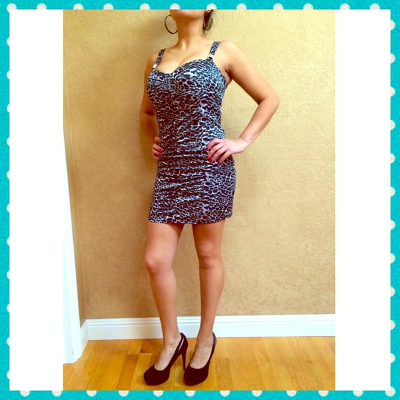 Black & White Print Dress